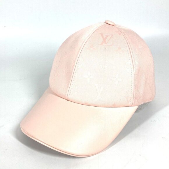 LOUIS VUITTON M7089L Monogram Cap-LV First hat cap baseball cap cotton pink - Picture 2 of 12